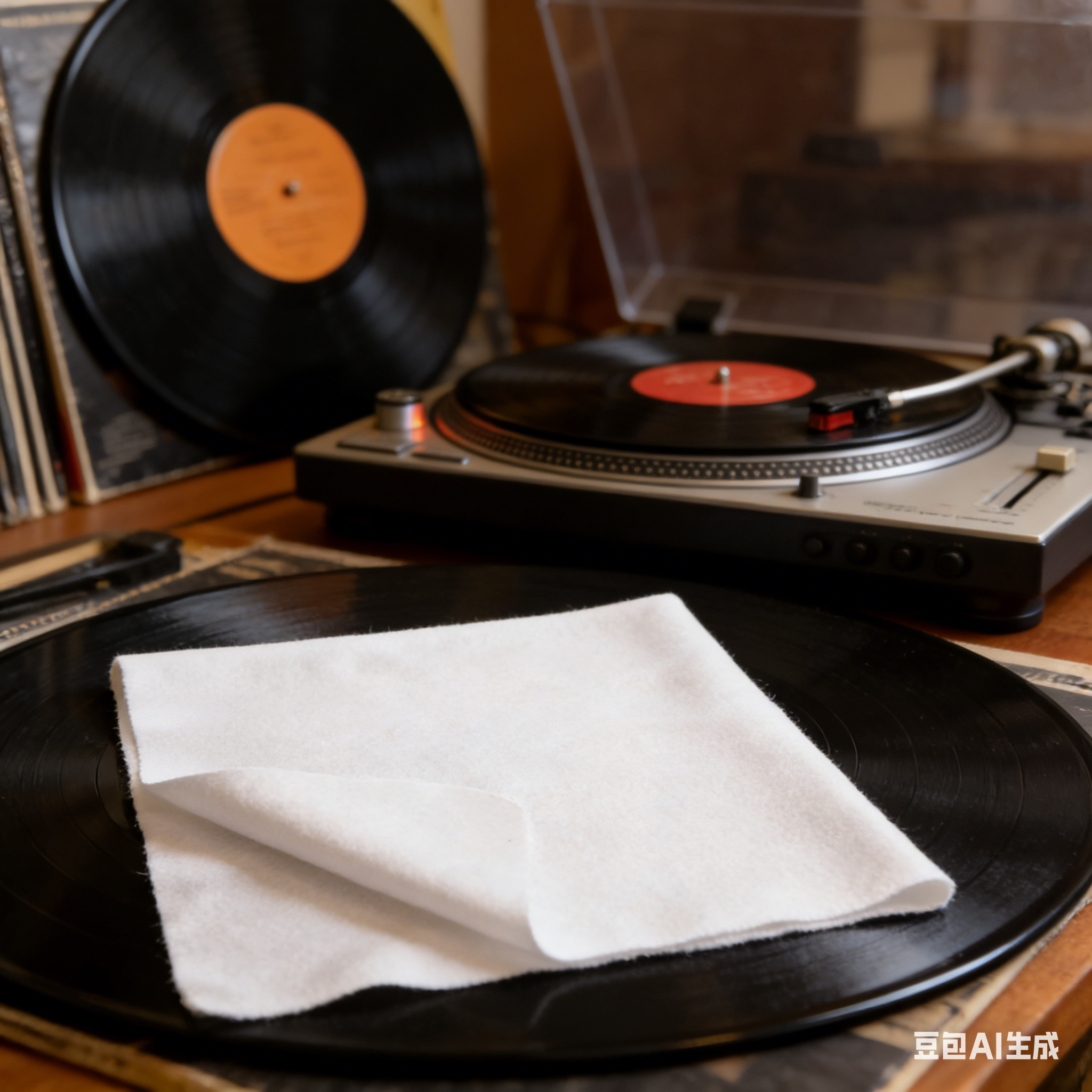 Vinyl Record Cleaner - 5 Pcs CD Cleaning Cloth Microfiber