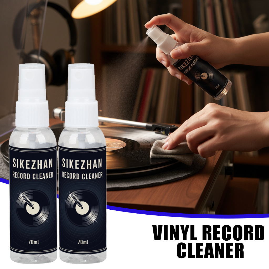 Vinyl Record Cleaner - Vinyl LP Record Cleaner 70ml, Anti‑Static