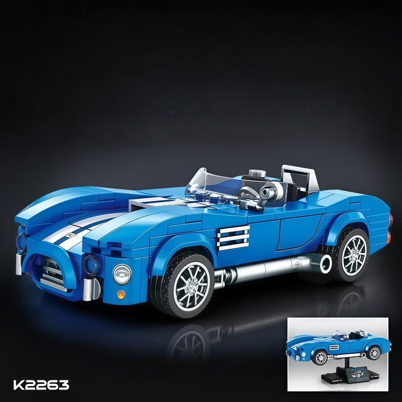Vintage Toys Collector - Vintage Style Open-top Sports Car Building