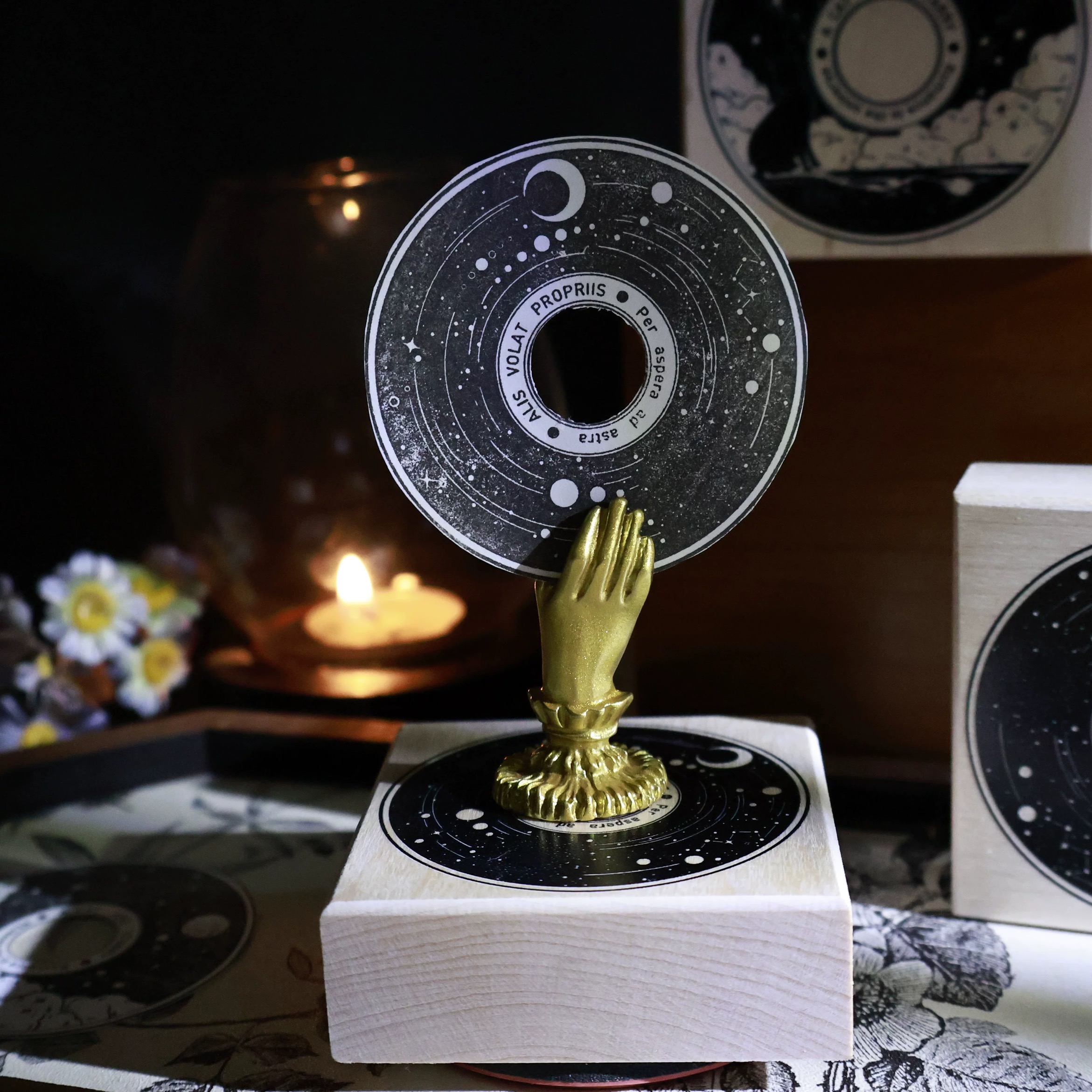 YiEr Studio Vintage Stars Moon - Vintage Collectible Stamps recensie en prijs