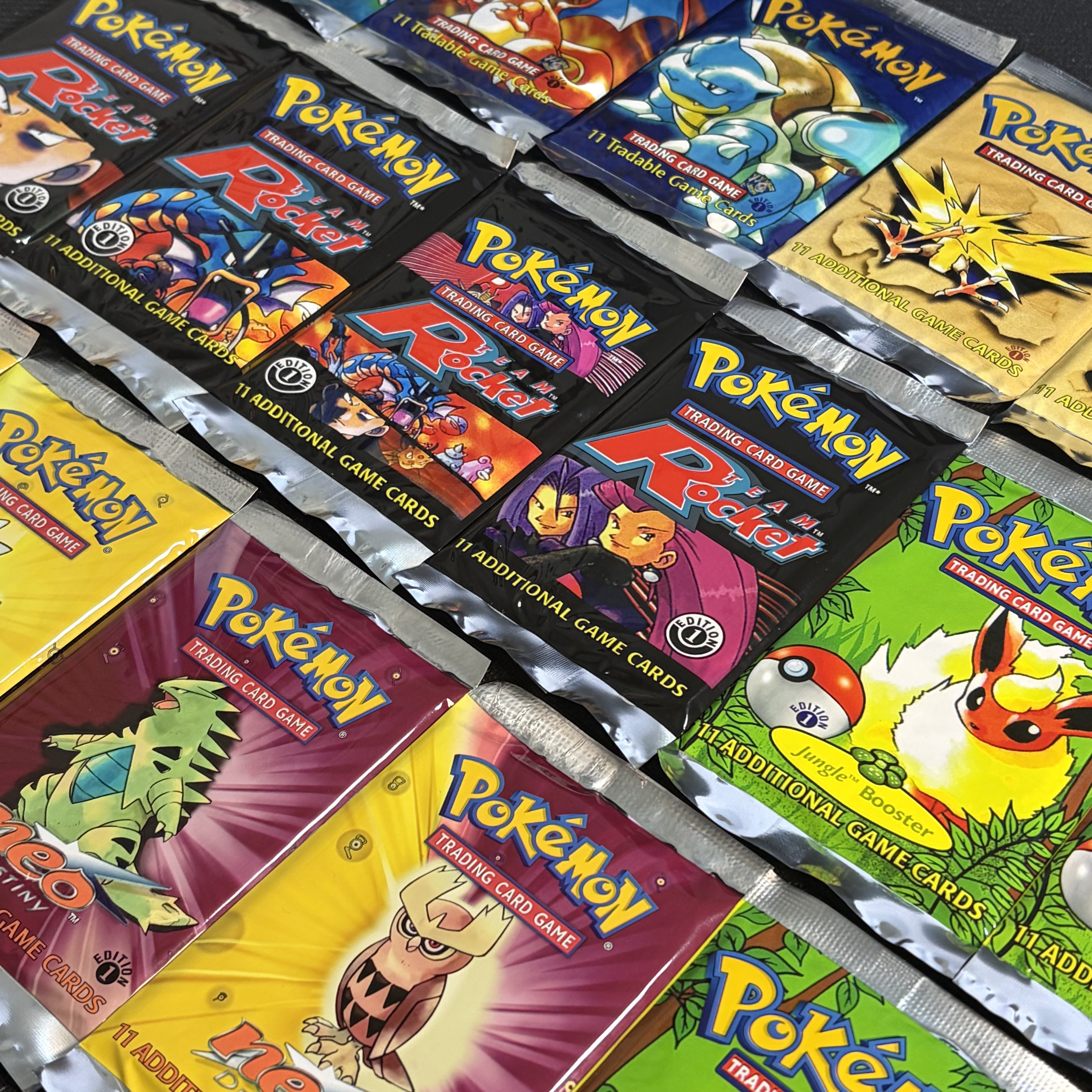 PKM Booster Pack TEAM ROCKET/B - Vintage Collectible Cards recensie en prijs