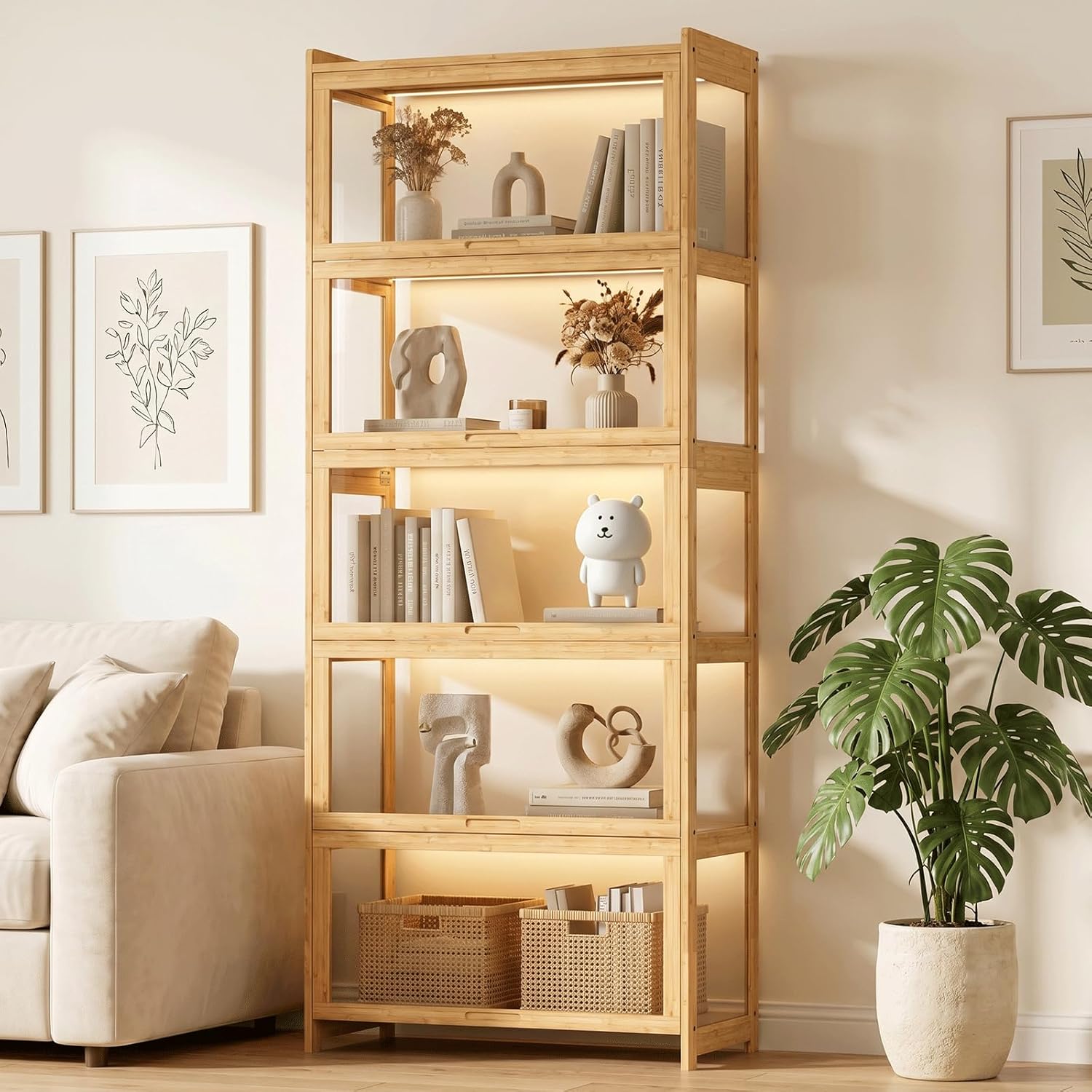 Display Cabinet with Acrylic D - Collectible & Vintage Dolls For Christmas recensie en prijs