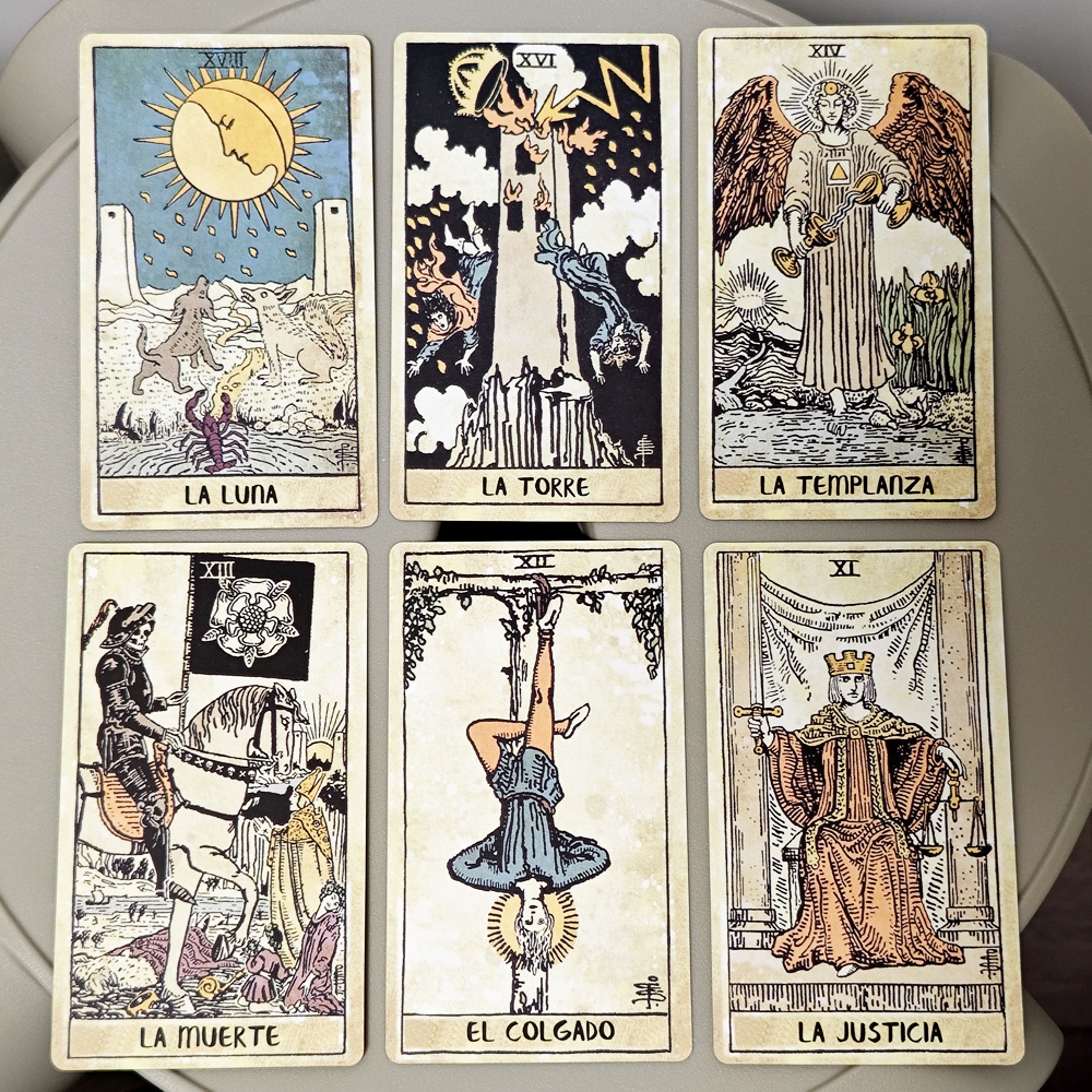 Vintage Tarot Deck 10.3*6cm Sp - Vintage Collectible Cards recensie en prijs