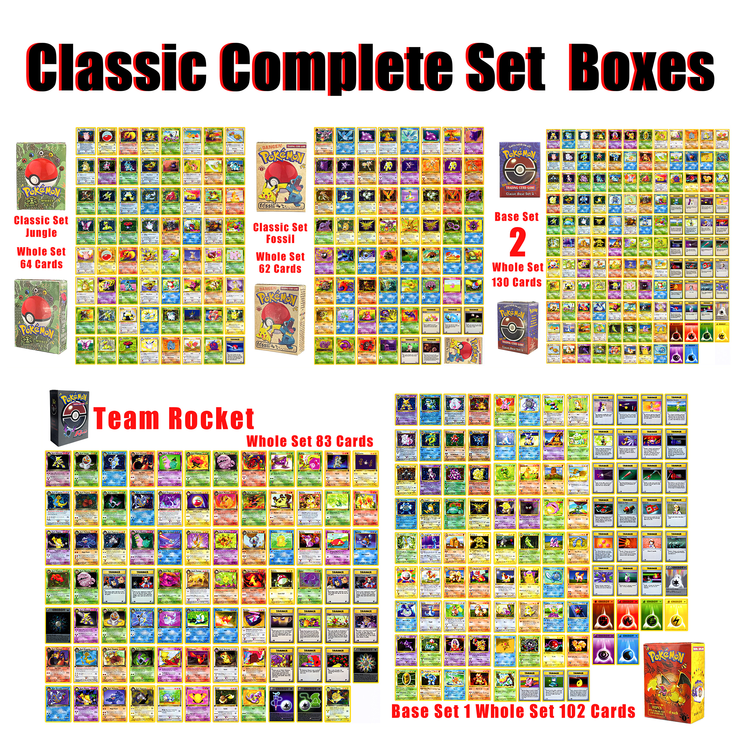 PKM Card PTCG Vintage Complete - Vintage Collectible Cards recensie en prijs
