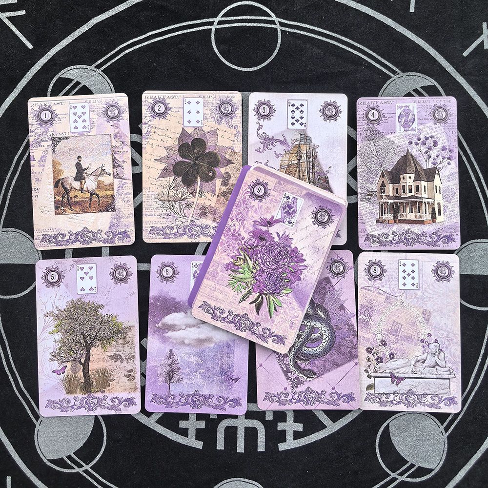 Lavender Lenormand Deck 9*6cm  - Vintage Collectible Cards recensie en prijs