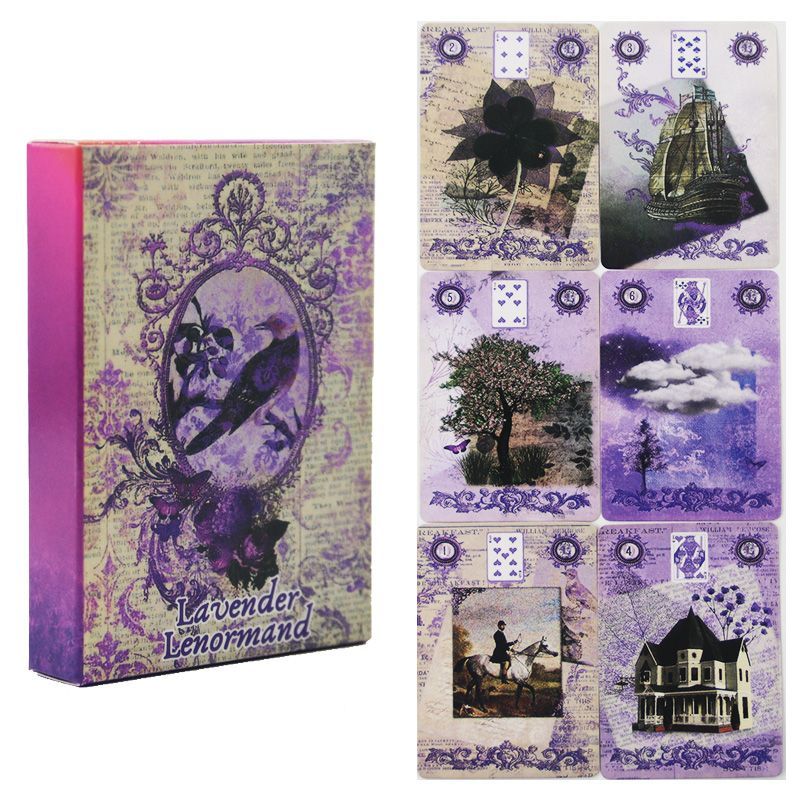Lavender Lenormand Deck 9*6cm  - Vintage Collectible Cards recensie en prijs