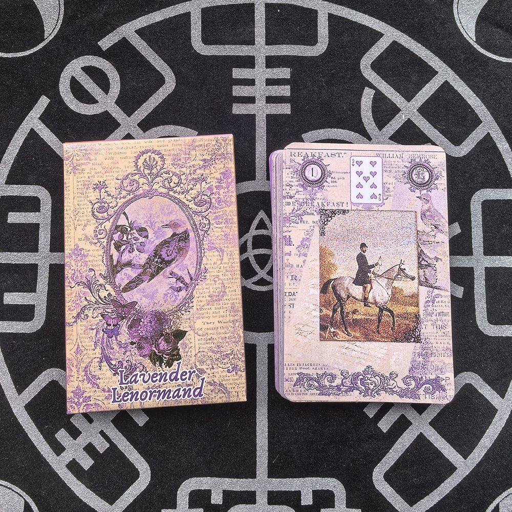 Lavender Lenormand Deck 9*6cm  - Vintage Collectible Cards recensie en prijs