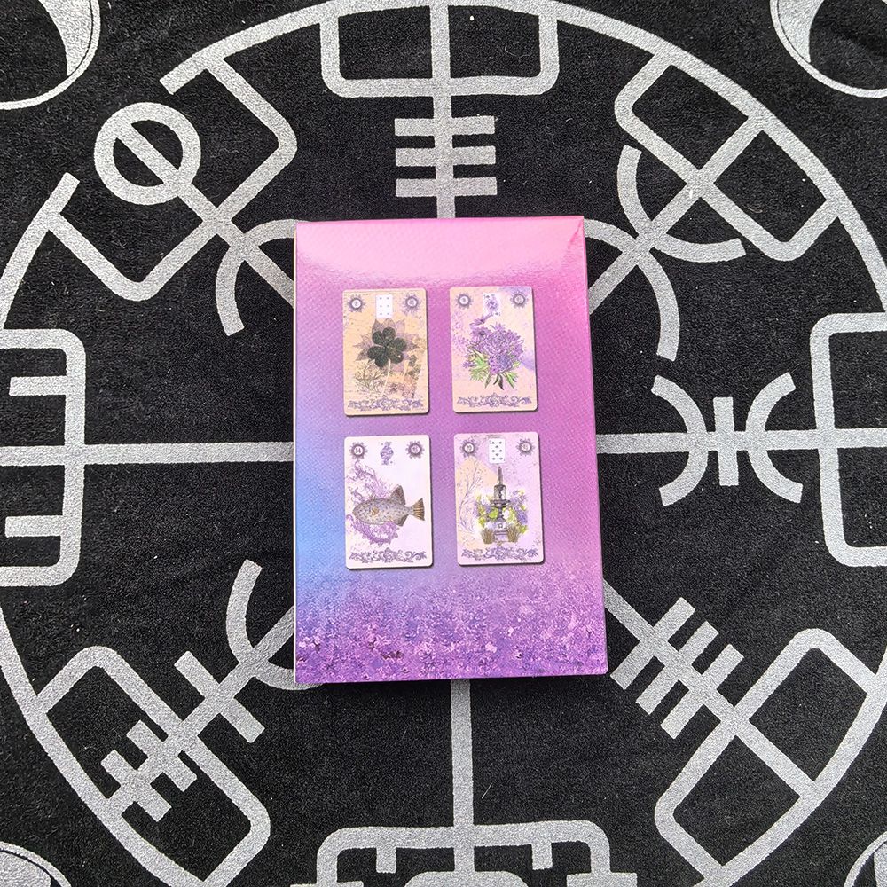 Lavender Lenormand Deck 9*6cm  - Vintage Collectible Cards recensie en prijs