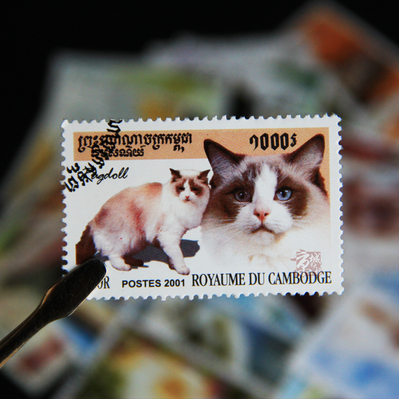 50 Different Cats Stamps 50 No - Vintage Collectible Stamps recensie en prijs