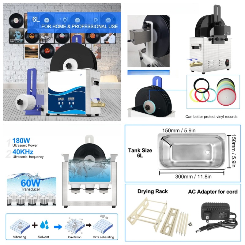 Ultrasonic Cleaner for Vinyl R - Vinyl Record Cleaner recensie en prijs