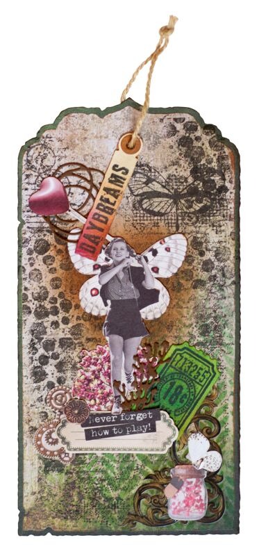 Tag Envelope Grunge Collection - Vintage Collectible Stamps recensie en prijs