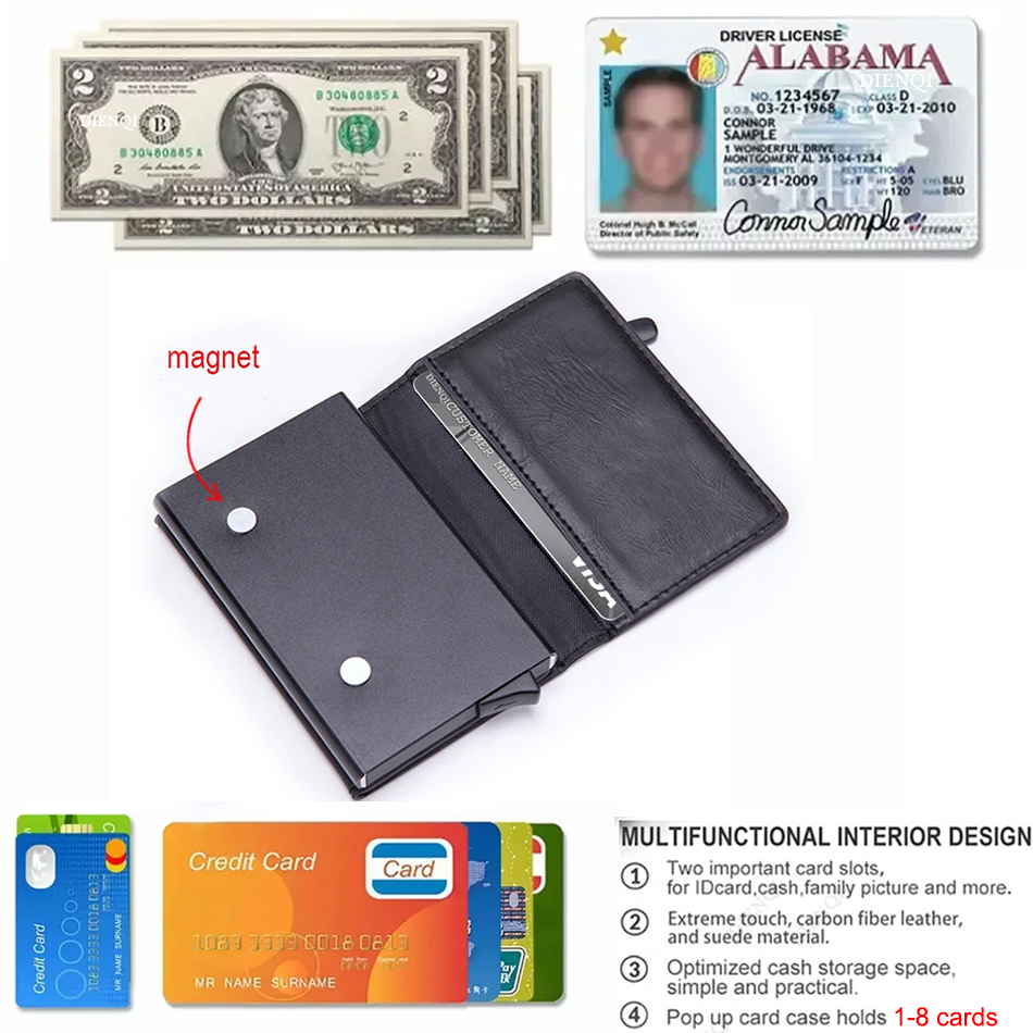 RFID Blocking Card Wallet Magn - Vintage Collectible Cards recensie en prijs