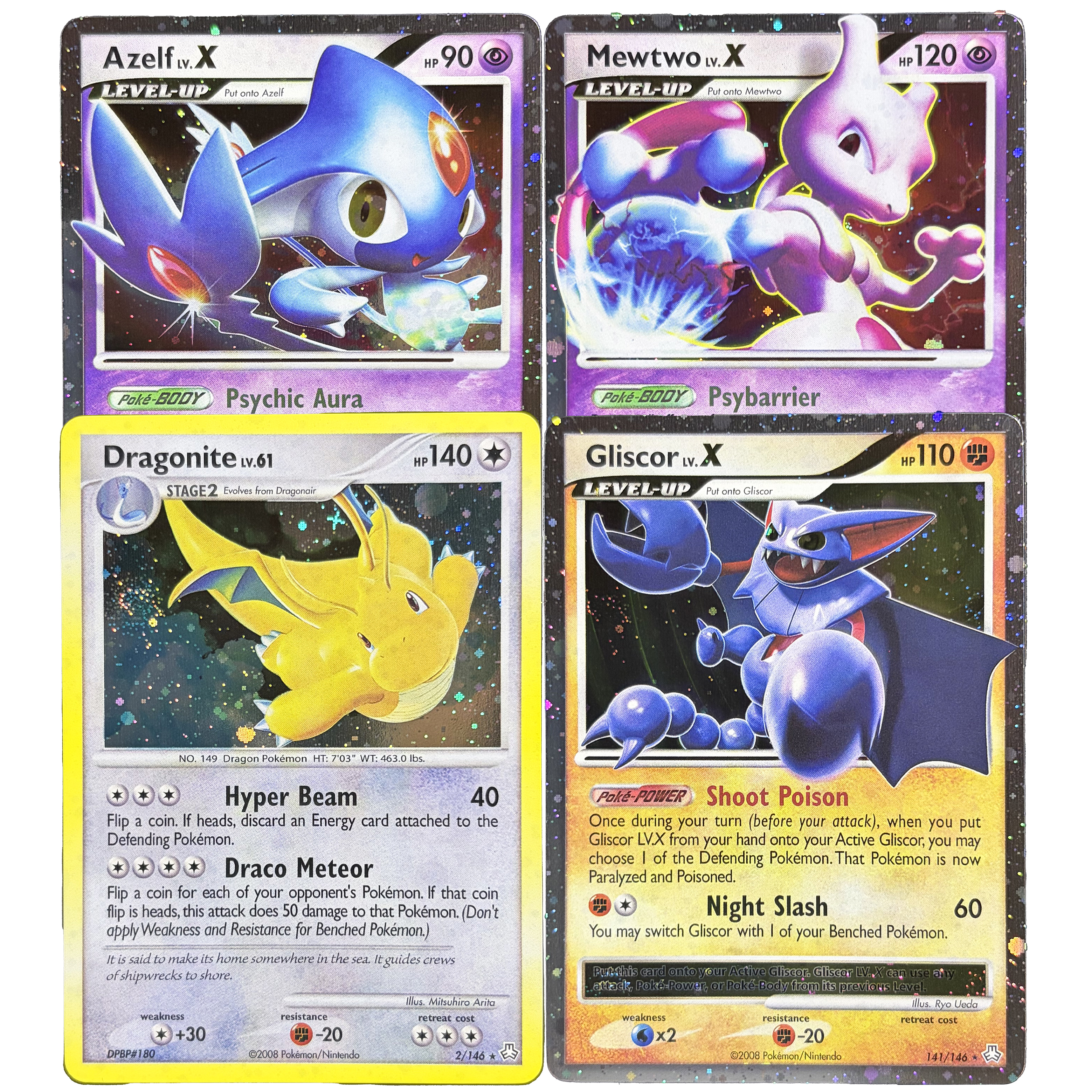 4PCS PKM TCG Diamond & Pearl L - Vintage Collectible Cards recensie en prijs