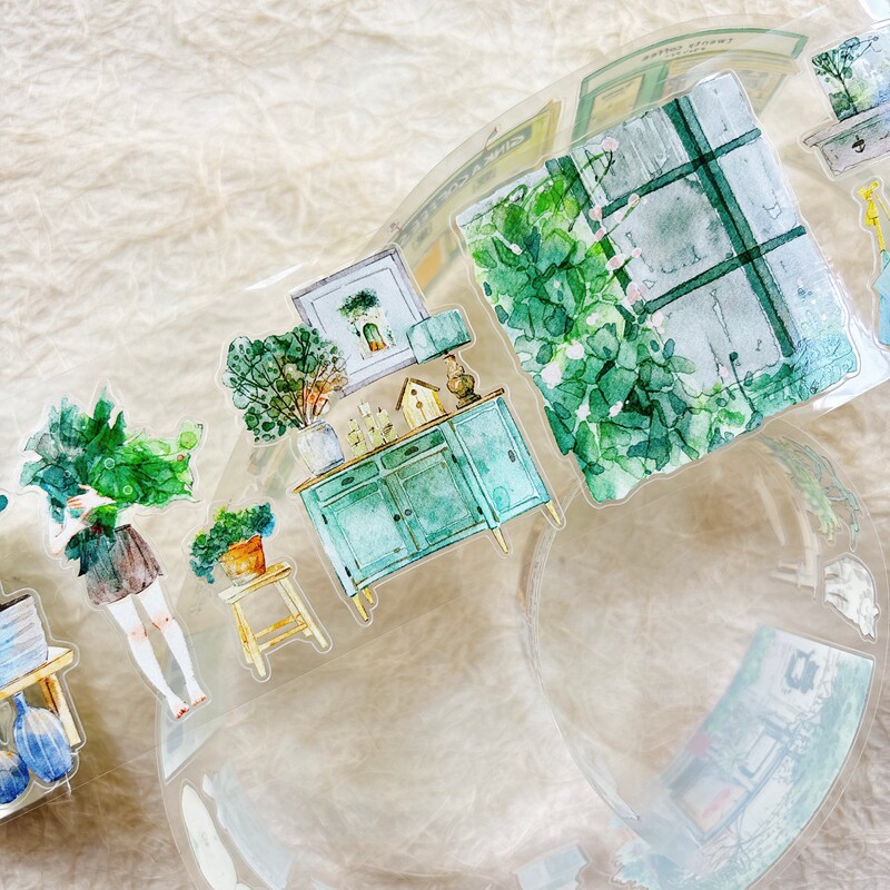 DingDing Studio Vintage Green  - Vintage Collectible Cards recensie en prijs
