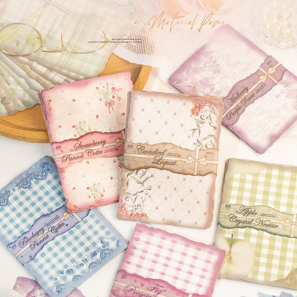 30sheets Vintage Scrapbook Pap - Vintage Collectible Cards recensie en prijs
