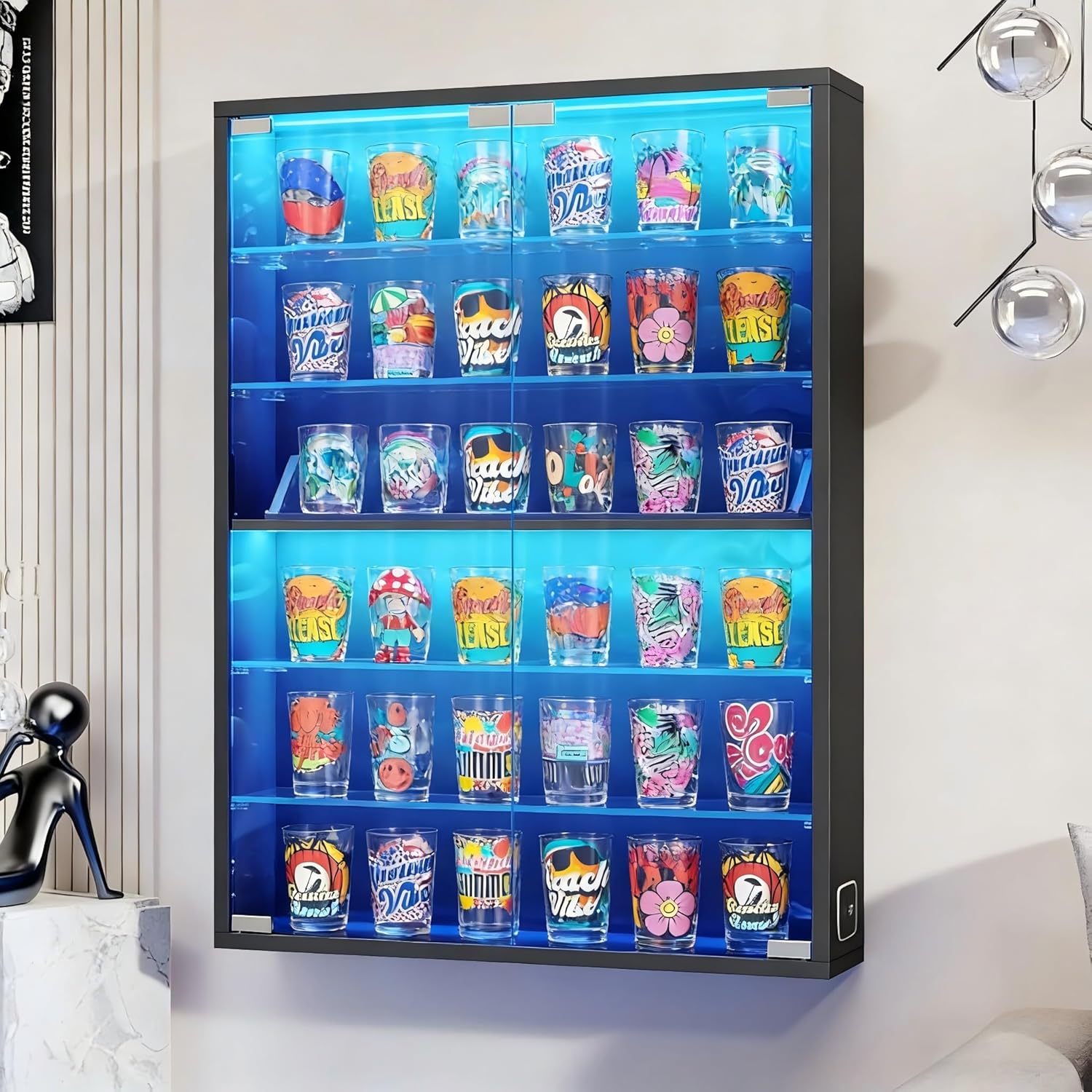 6-Tier Wall Display Case with  - Collectible & Vintage Dolls For Christmas recensie en prijs