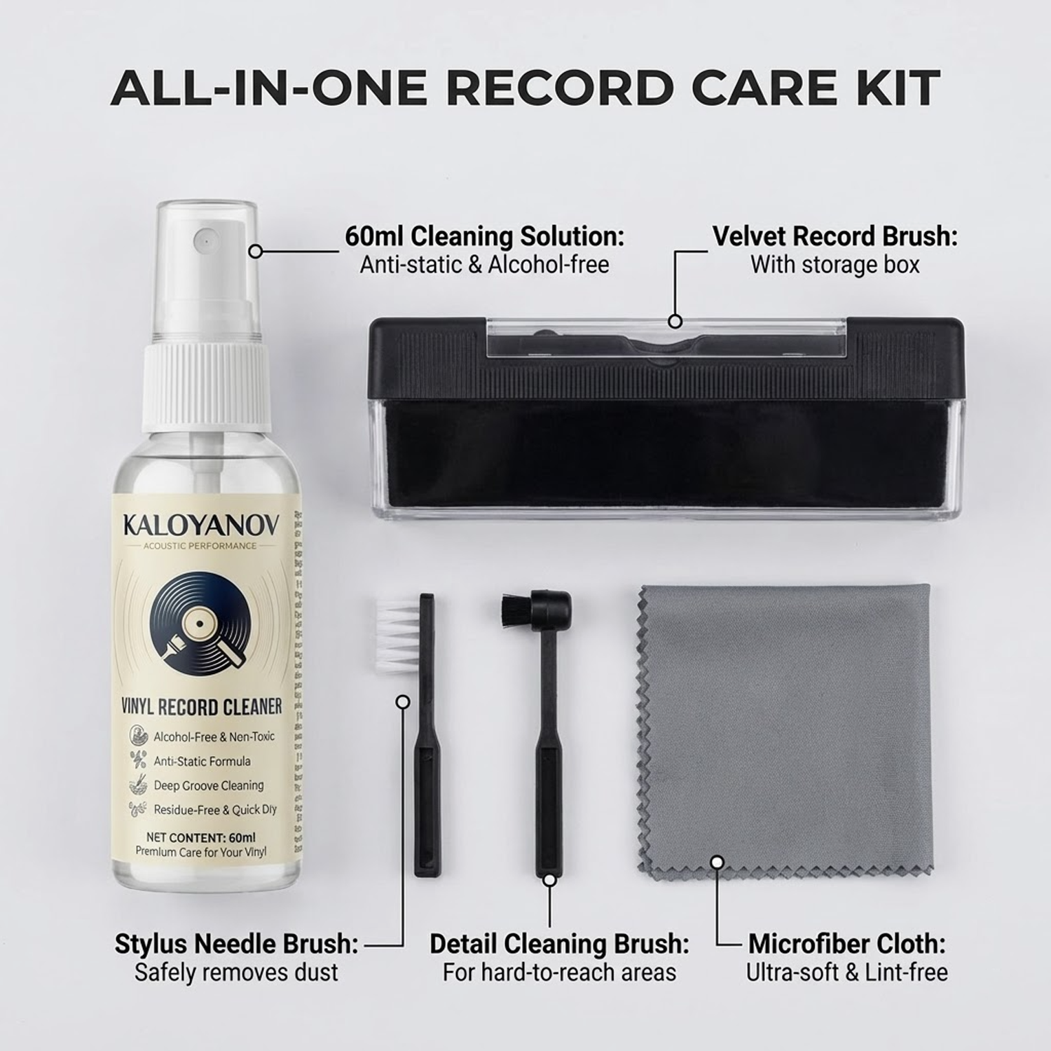 Anti-Static Vinyl Record Clean - Vinyl Record Cleaner recensie en prijs