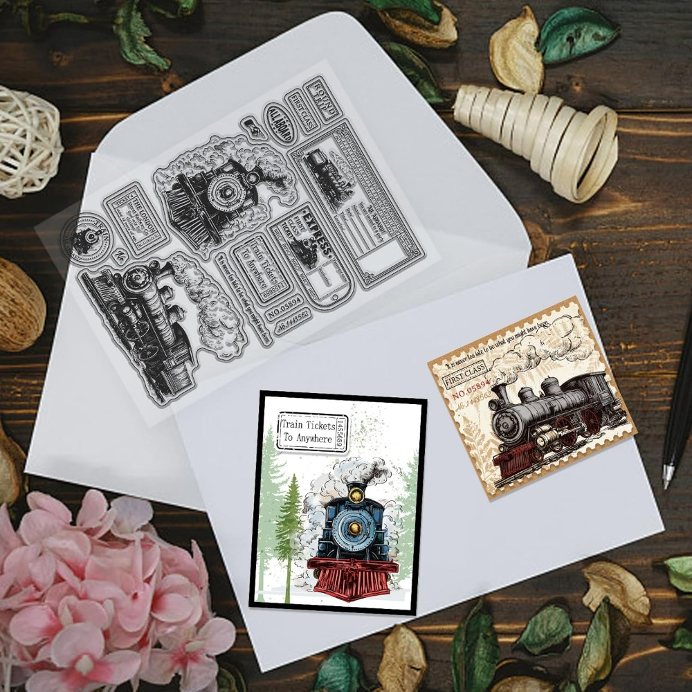 Vintage Train Tickets Clear St - Vintage Collectible Stamps recensie en prijs