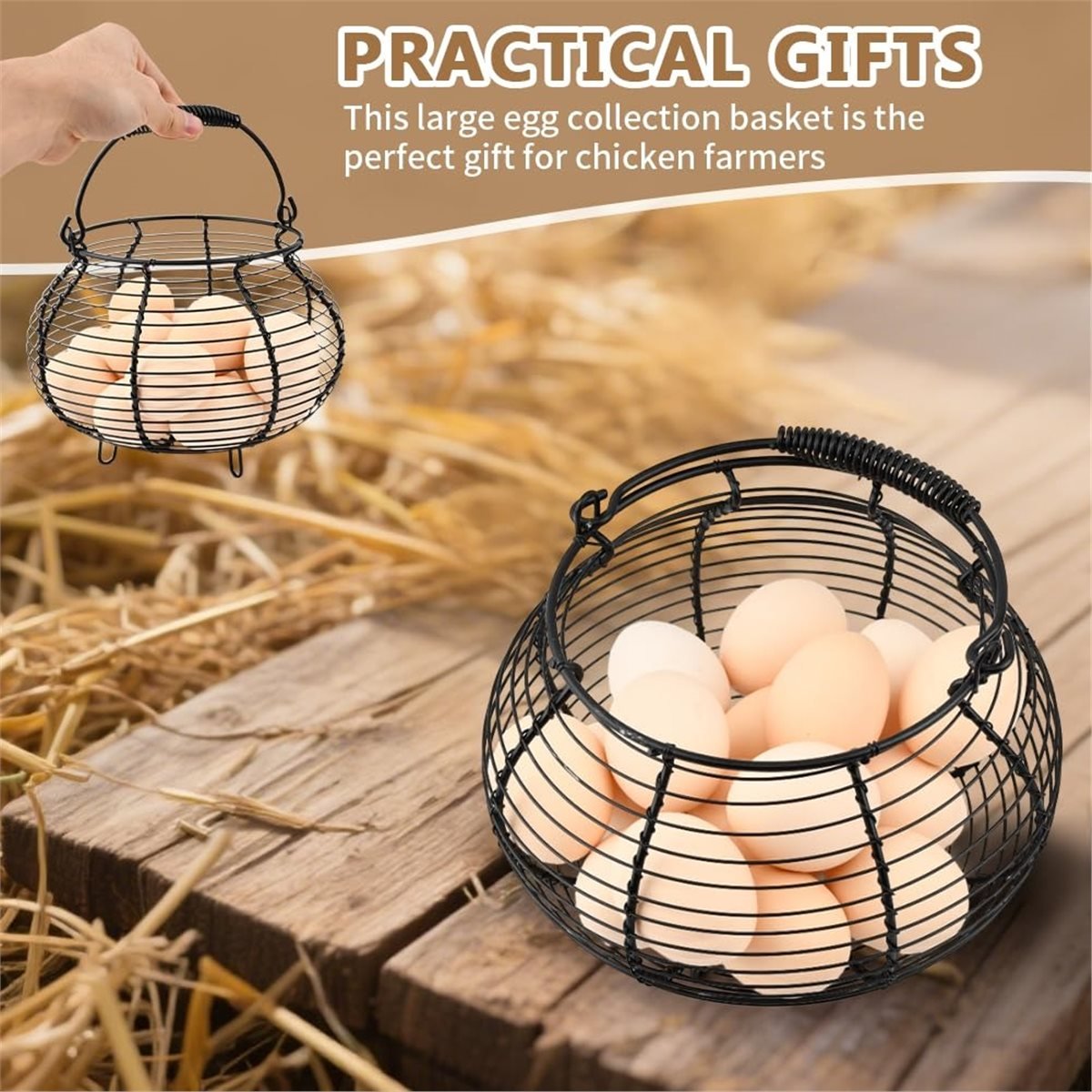 AB09 Chicken Wire Egg Basket f - Collectible Vintage Tools recensie en prijs