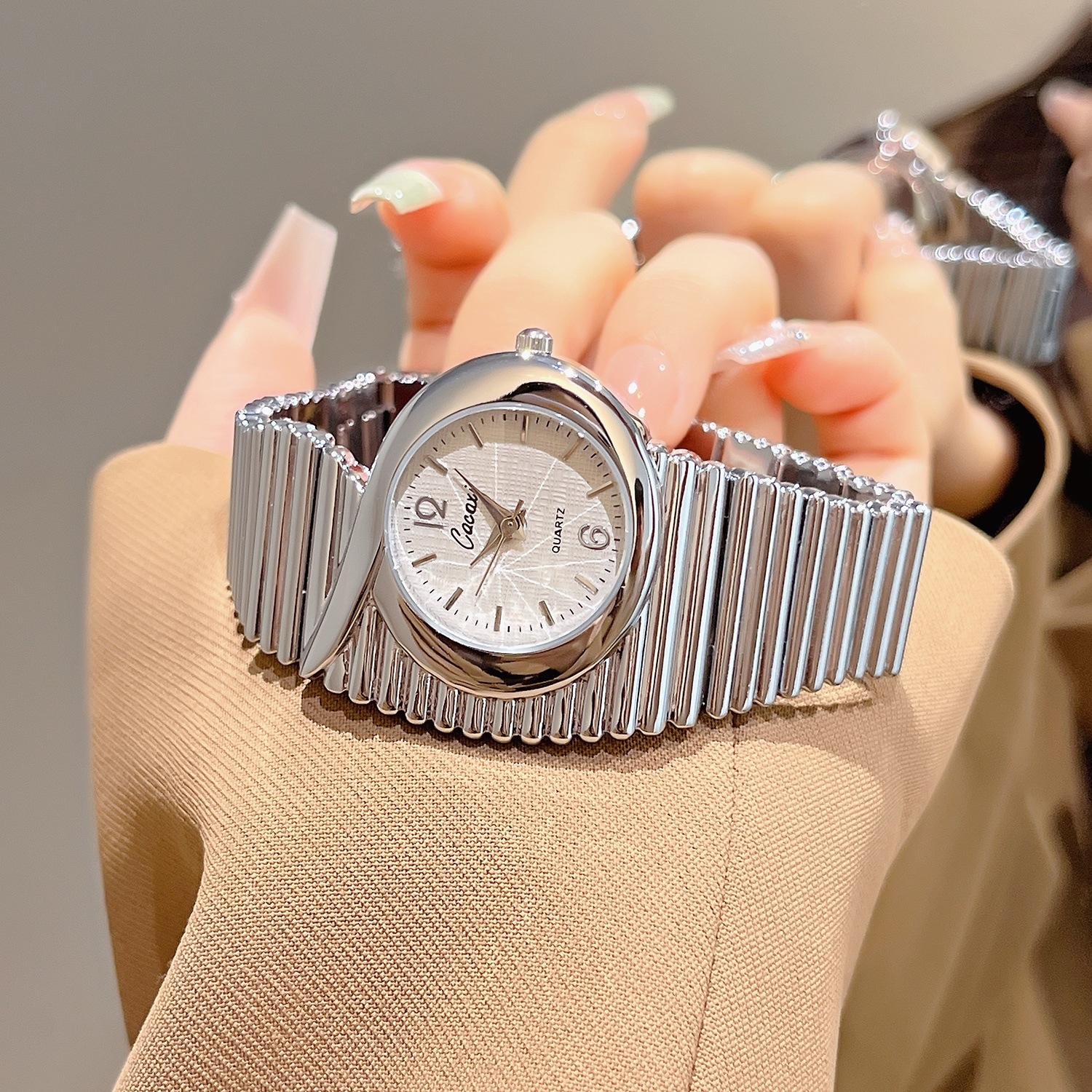 CQ527 Vintage shaped quartz wa - Vintage Watch Crystal recensie en prijs