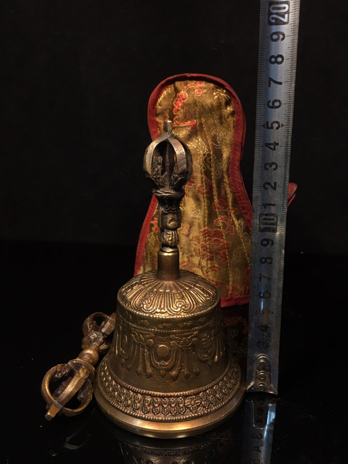 Vintage Pure Brass Vajra Bell  - Vintage Collectible Bells recensie en prijs