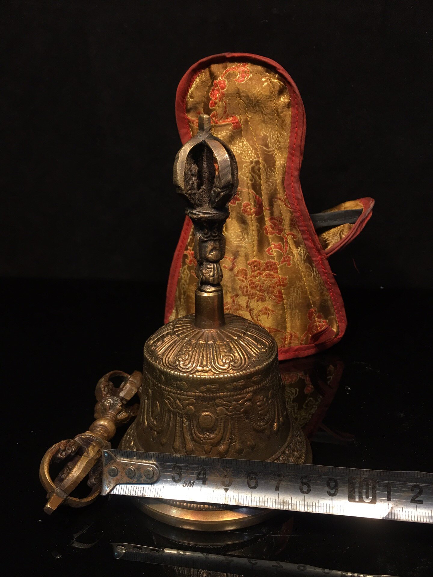 Vintage Pure Brass Vajra Bell  - Vintage Collectible Bells recensie en prijs