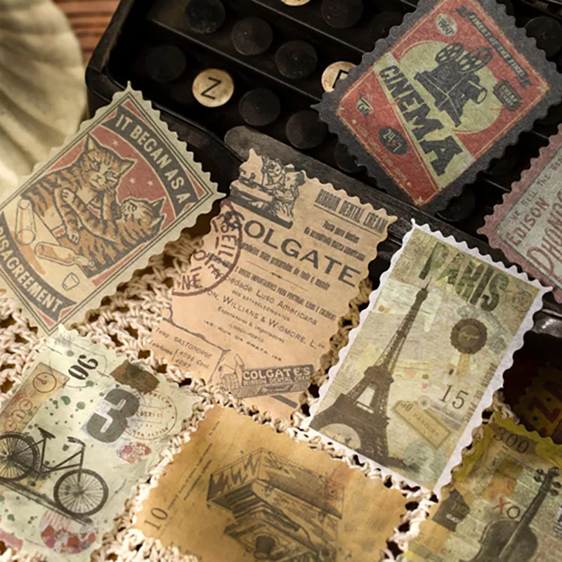 60pcs/lot Vintage Ladies Stamp - Vintage Collectible Stamps recensie en prijs