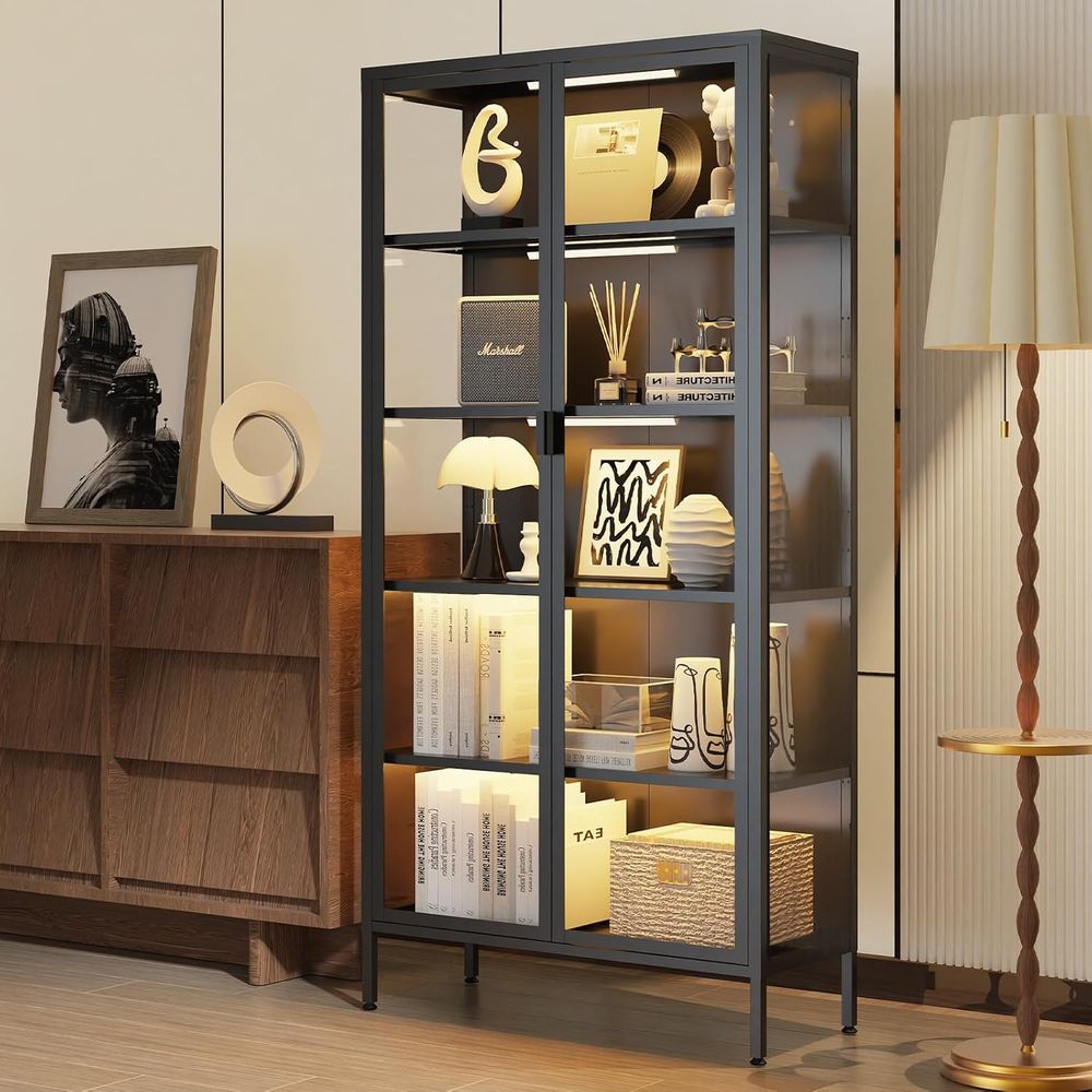 71-Inch Tall Glass Display Cab - Collectible & Vintage Dolls For Christmas recensie en prijs
