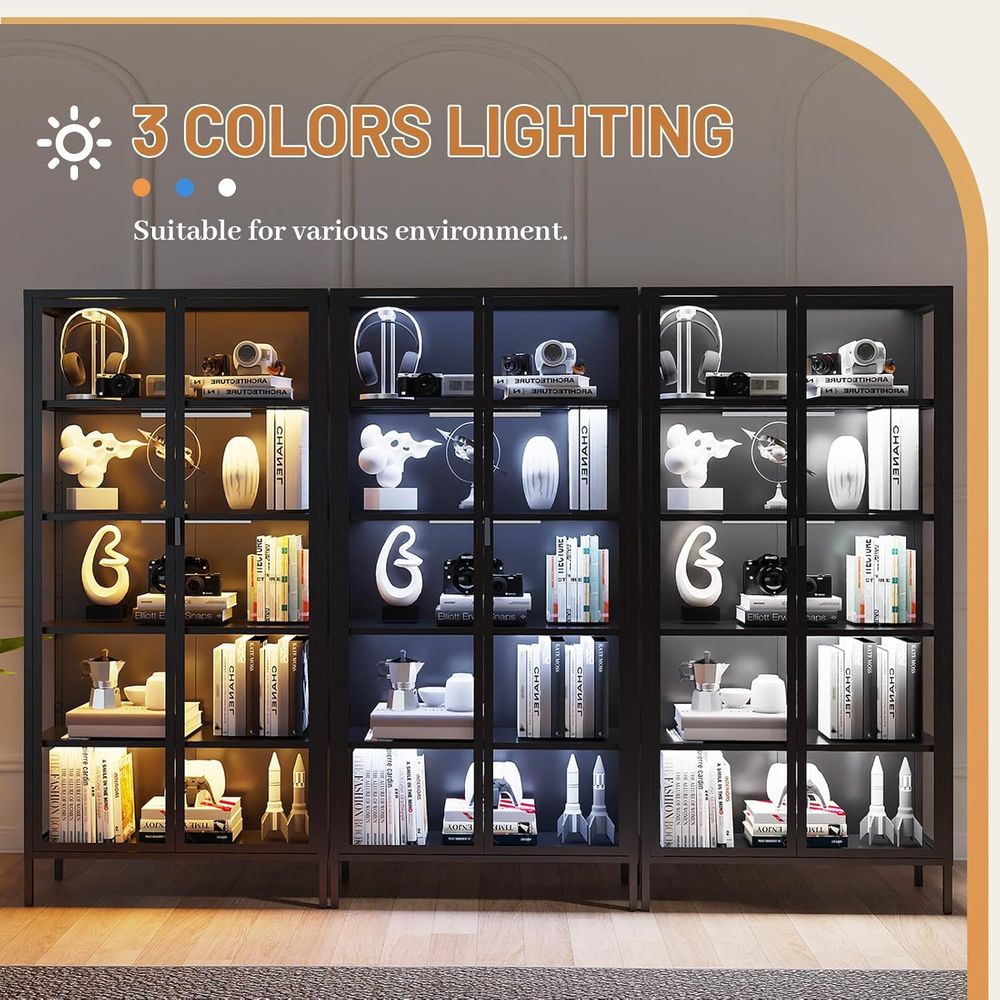 71-Inch Tall Glass Display Cab - Collectible & Vintage Dolls For Christmas recensie en prijs
