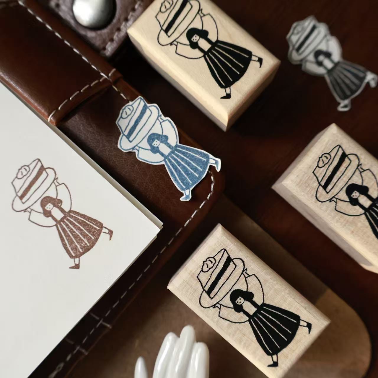 YiEr Studio Vintage Lovely Cak - Vintage Collectible Stamps recensie en prijs