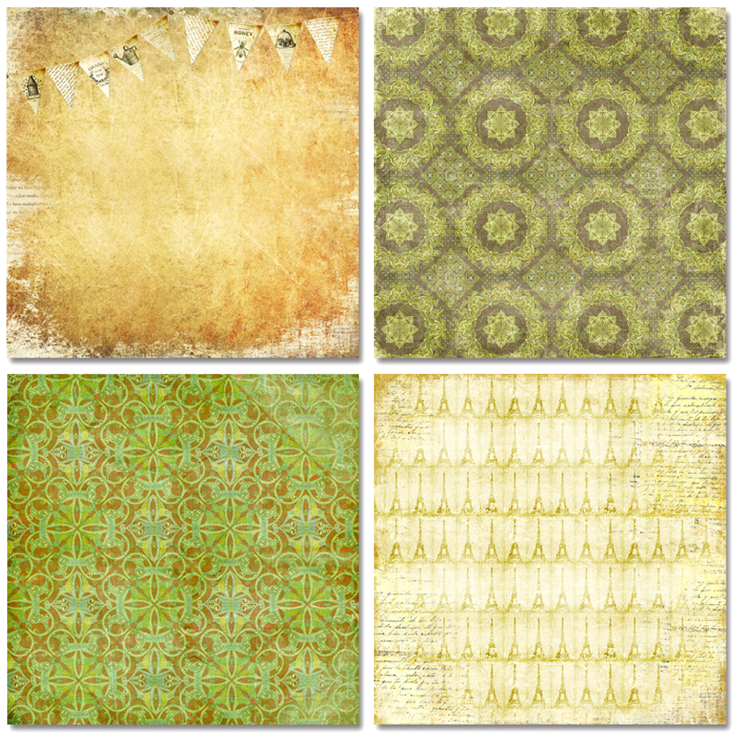 24 Sheets Scrapbook Paper 30x3 - Vintage Collectible Cards recensie en prijs